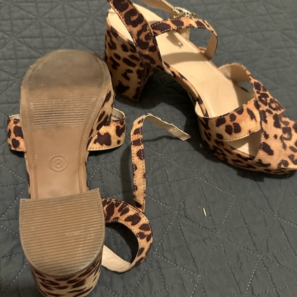 Animals print thick heals - Picture 3 of 3